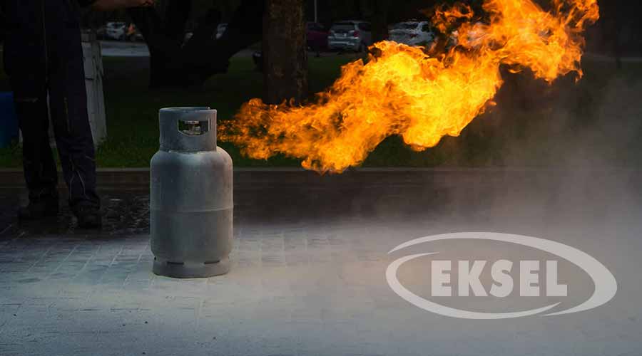 Gazlı Yangınlarda Yangın İhbarı - Eksel Yangın