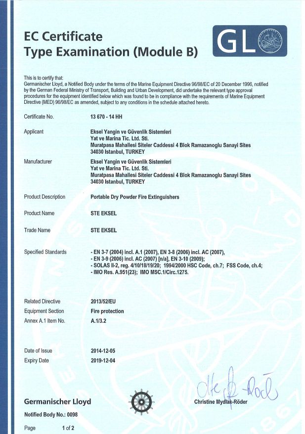 Quality Certificates